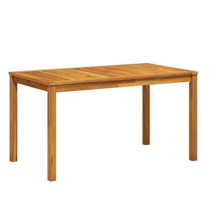 Set da pranzo da giardino 7 pezzi Naturale | homemem39