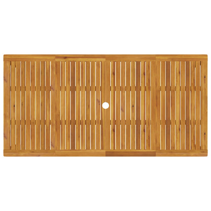 Set da pranzo da giardino 7 pezzi 6-Posti Naturale | homemem39