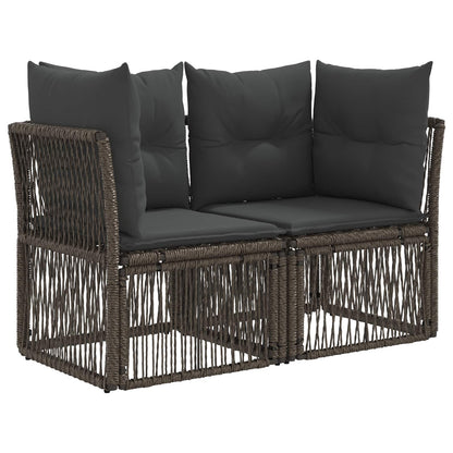 Set Divano da Giardino 13 pcs Grigio polyrattan | homemem39
