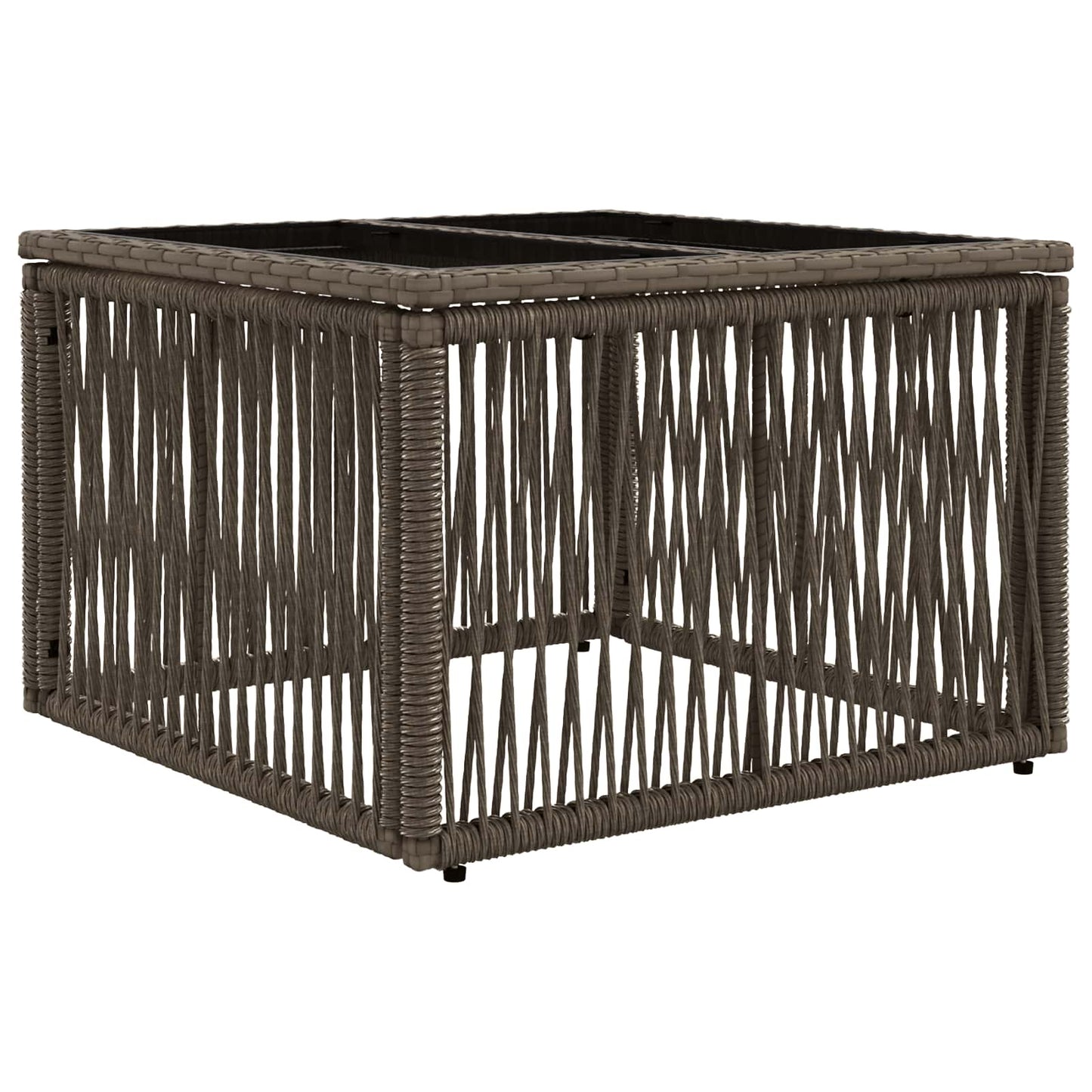Set Divano da Giardino 10 pcs Grigio polyrattan | homemem39