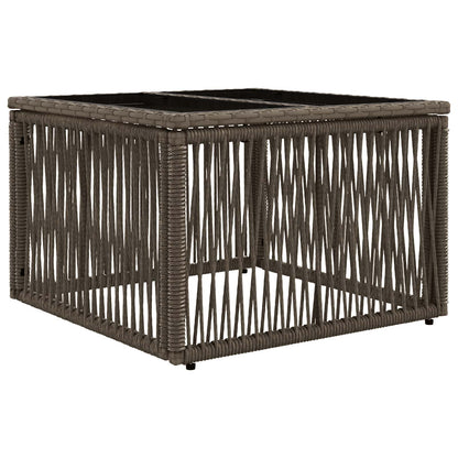 Set Divano da Giardino 10 pcs Grigio polyrattan | homemem39