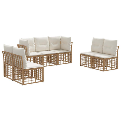 Set di divani da esterno Naturale Poliestere | homemem39