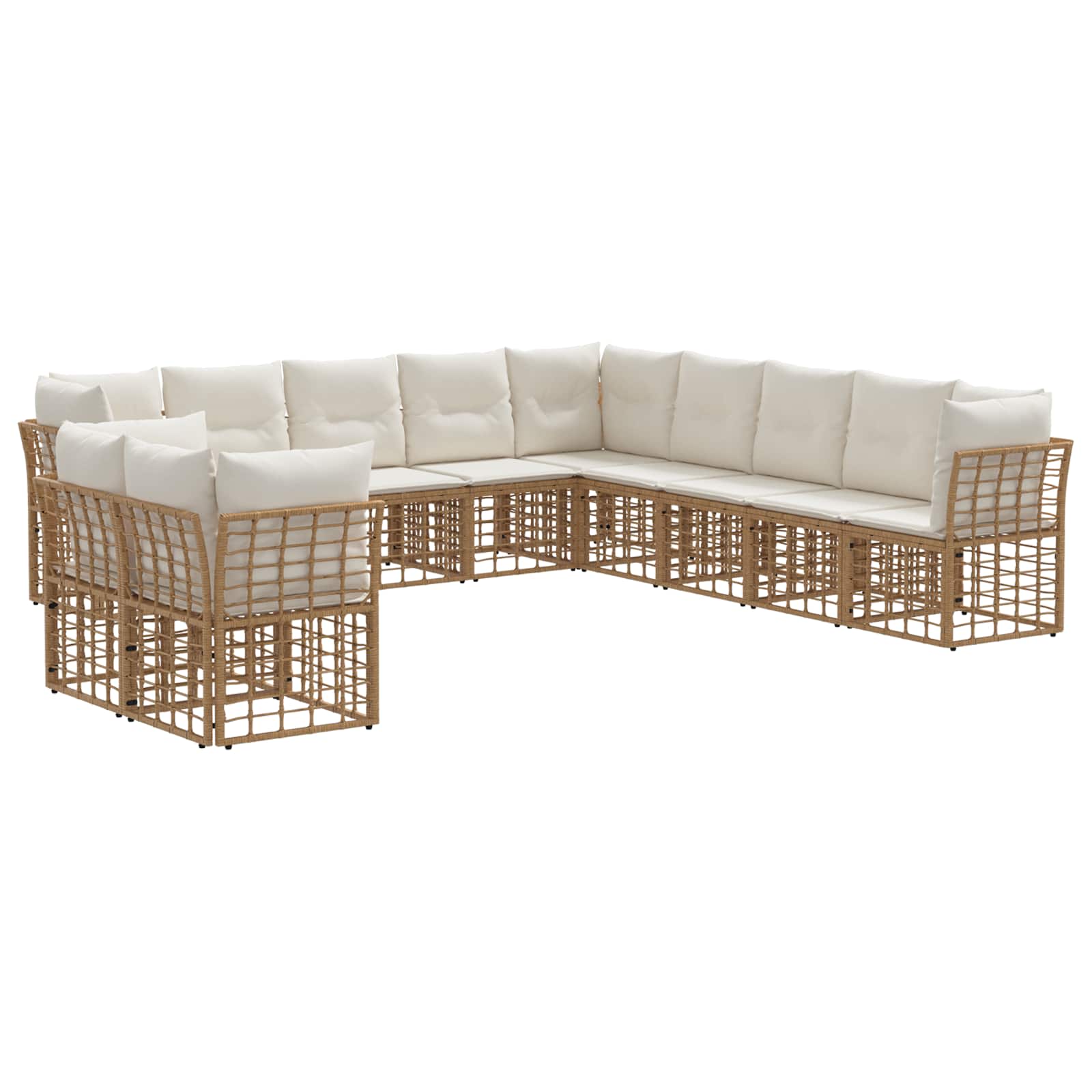 Set di divani da esterno Naturale Poliestere | homemem39