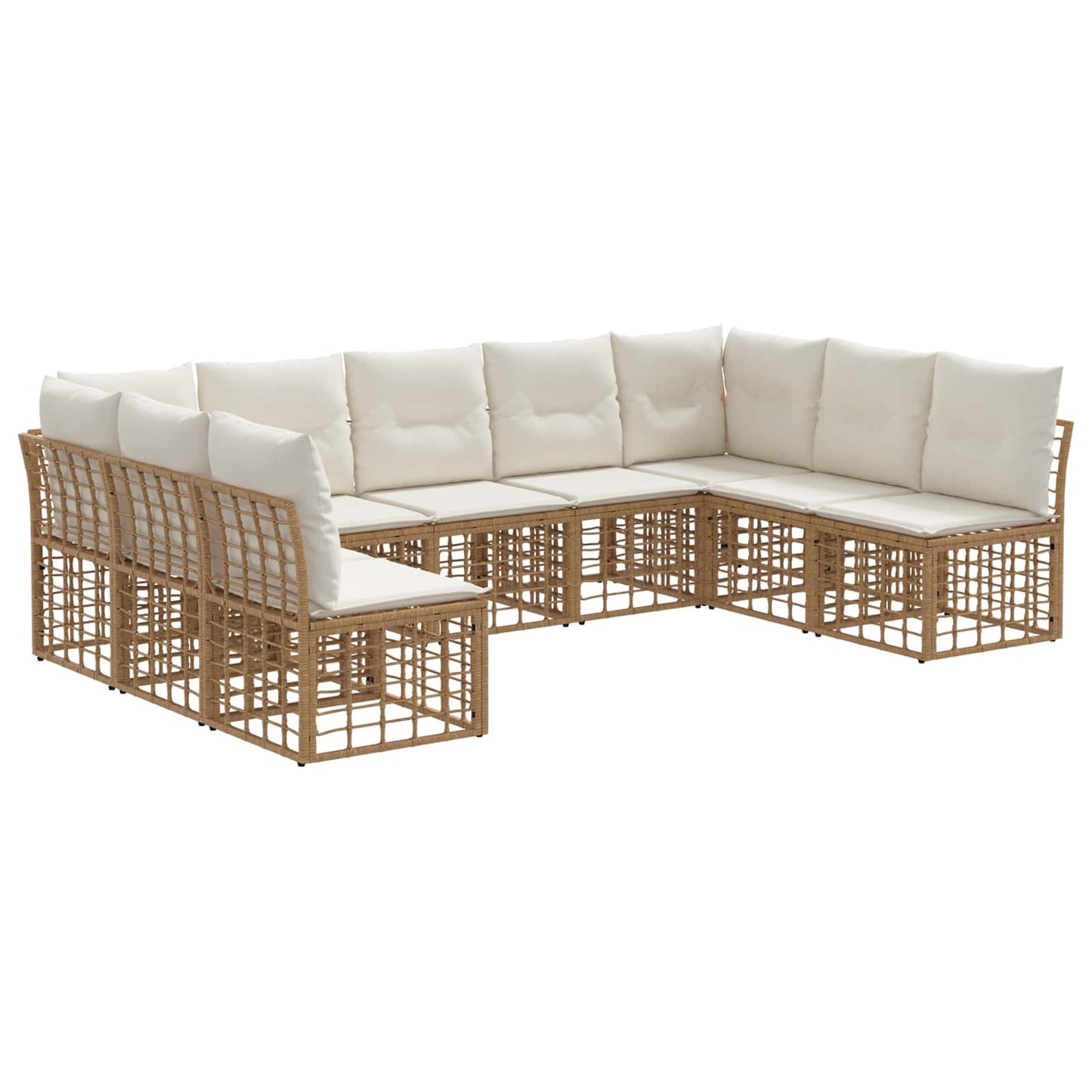 Set di divani da esterno Naturale Poliestere | homemem39