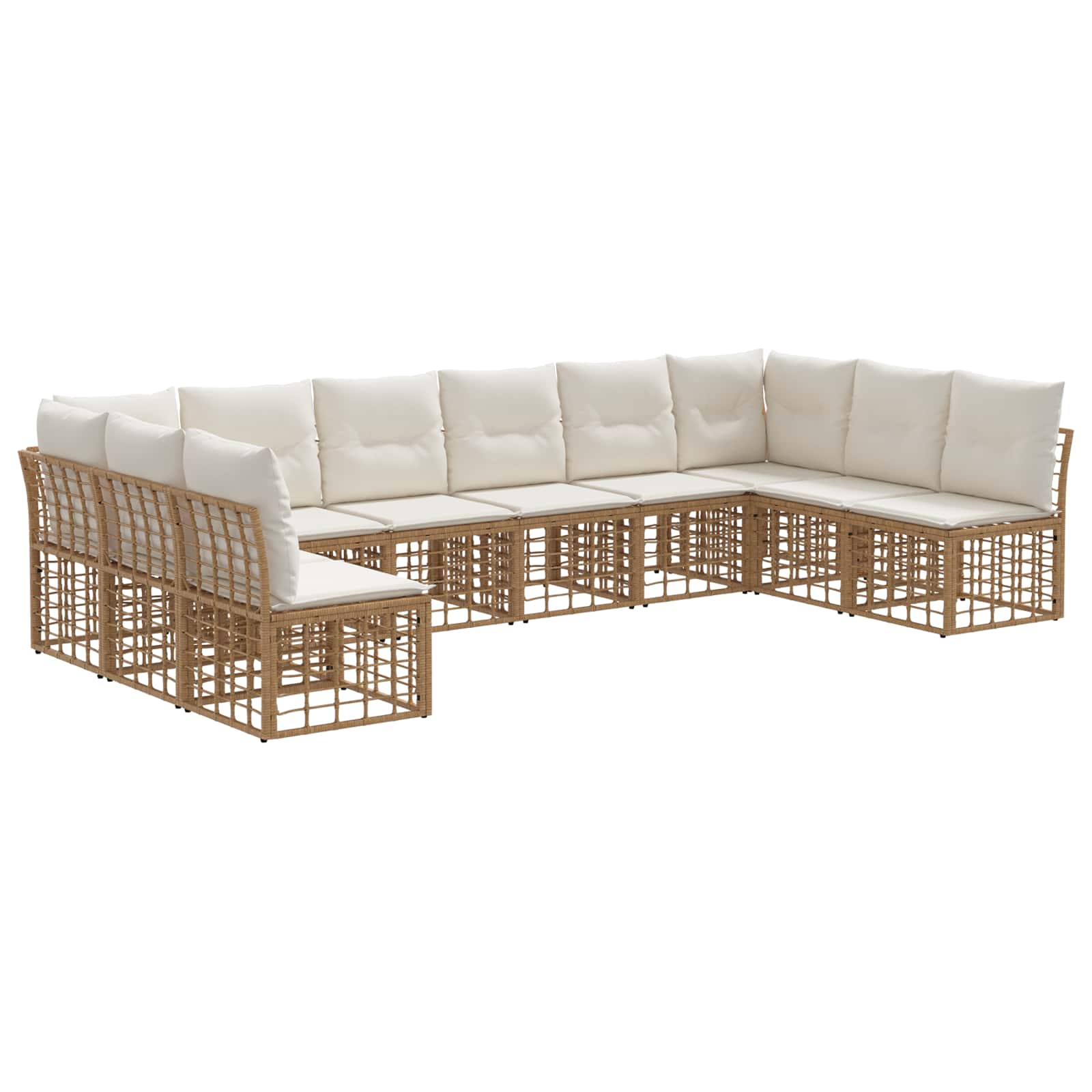 Set di divani da esterno Naturale Poliestere | homemem39