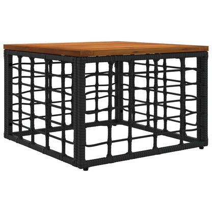 Set di divani da esterno 10 pz Nero e Grigio scuro Poliestere