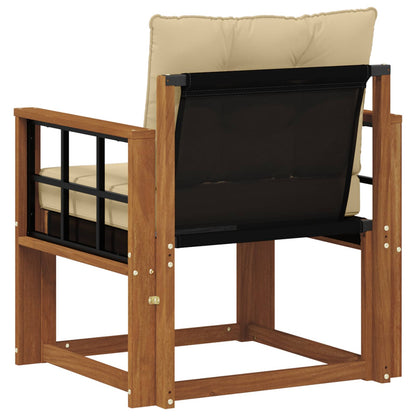 Divano da esterno Legno di Acacia Massello Naturale