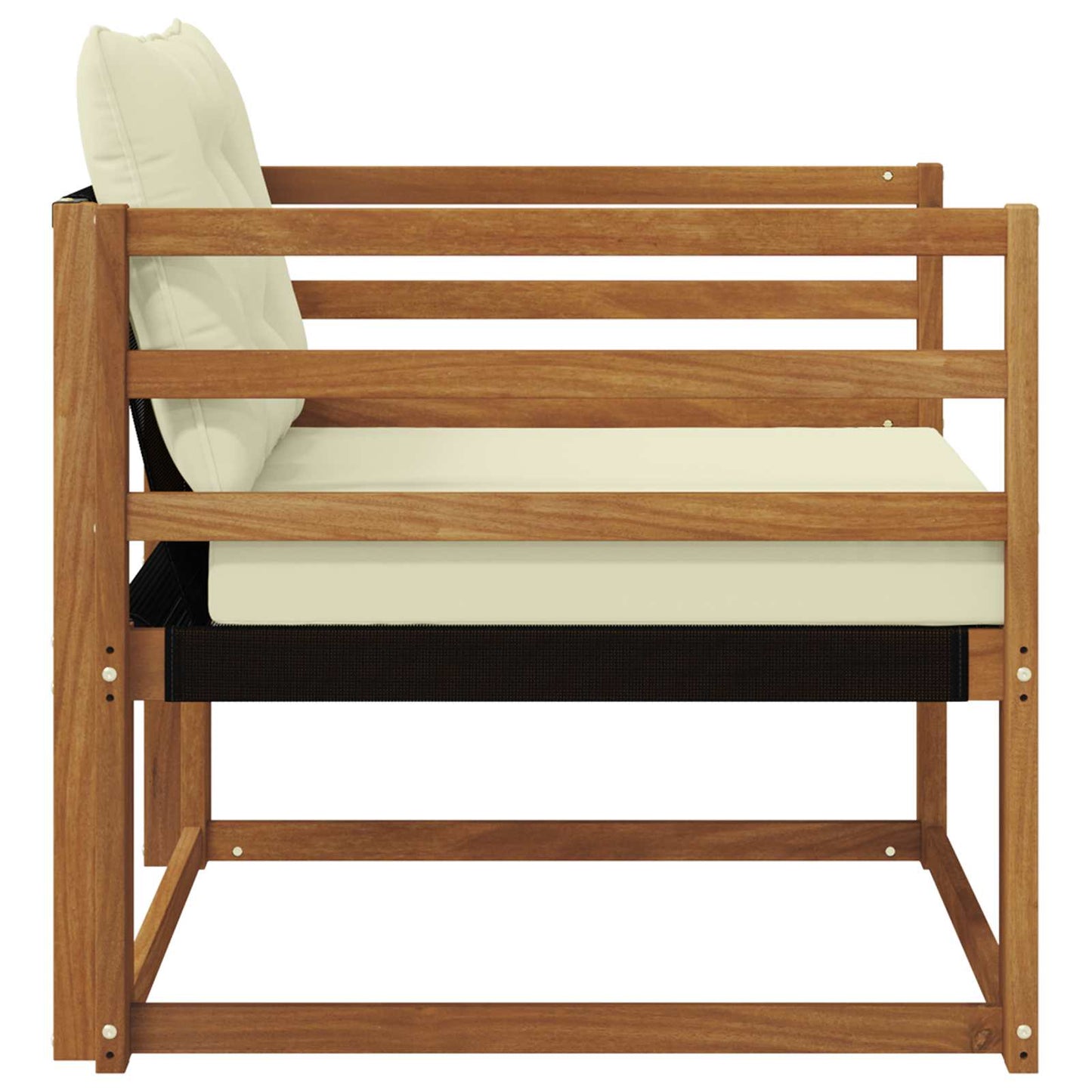Set di divani da esterno Legno di Acacia Massello e Textilene | homemem39