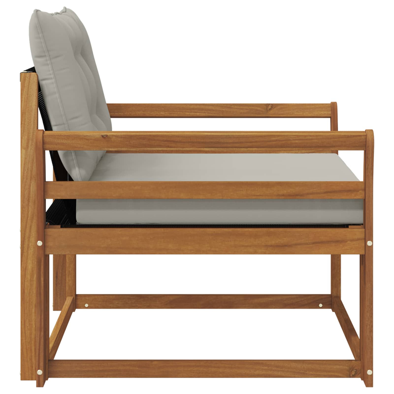 Set di divani da esterno Legno di Acacia Massello e Textilene | homemem39
