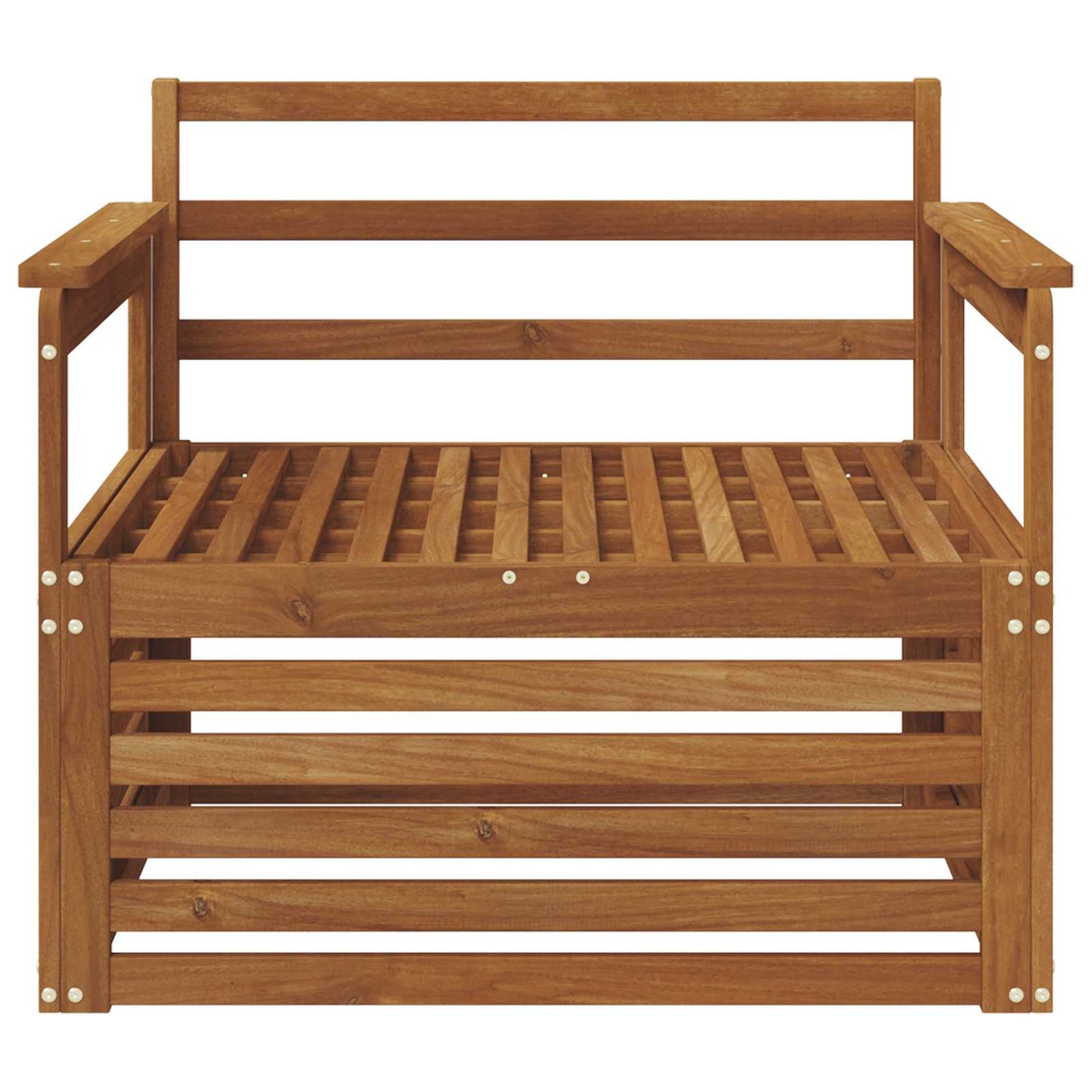 2 Pezzo Divano da esterno Naturale | homemem39