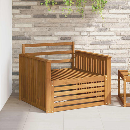 2 Pezzo Divano centrale per esterno Naturale 158 x 83 x 73 cm
