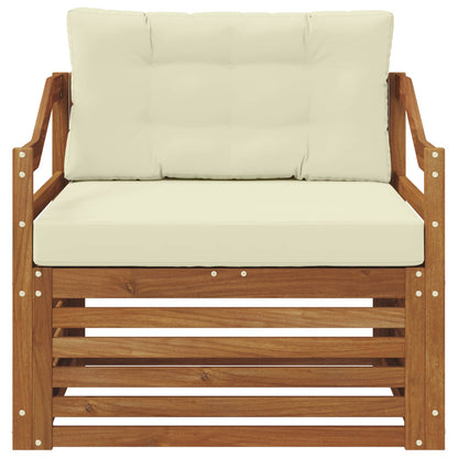 Set di divani da esterno Legno di Acacia Massello Naturale | homemem39