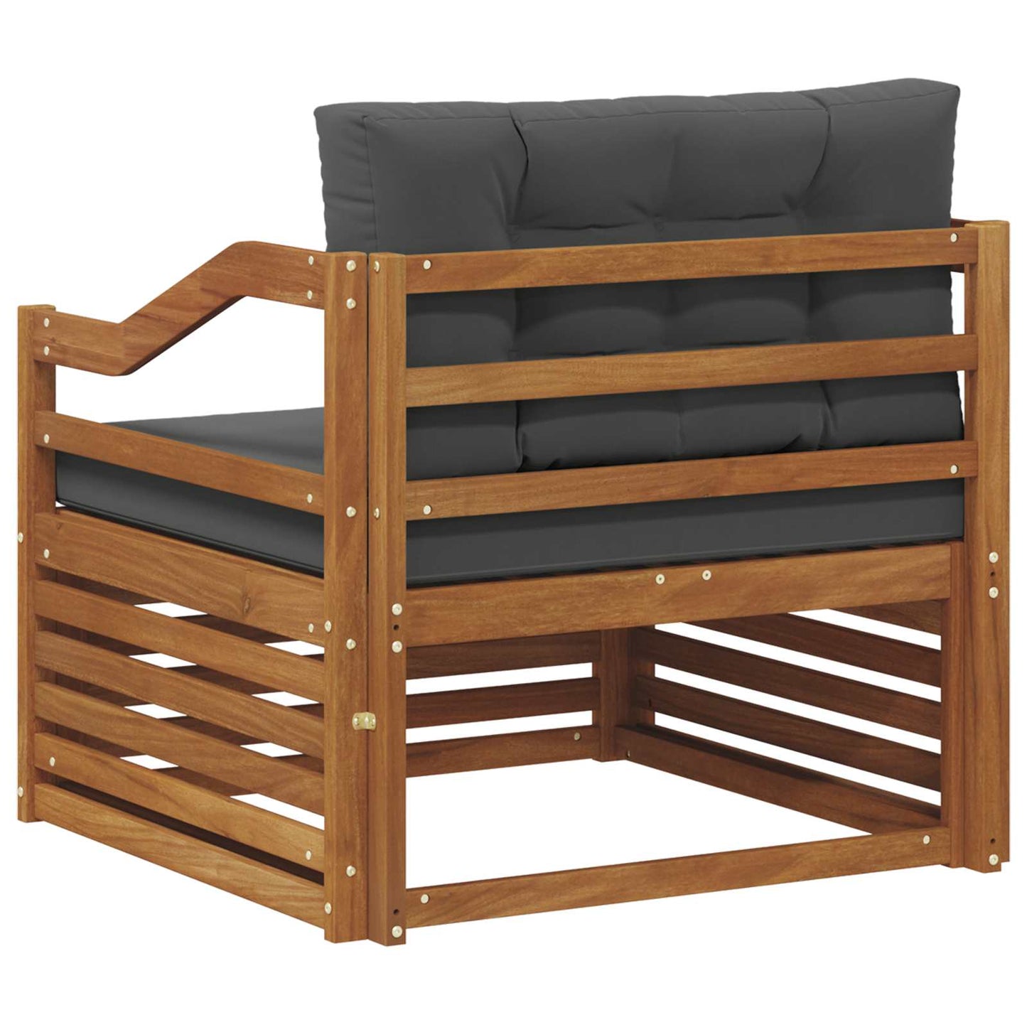 Set di divani da esterno Legno di Acacia Massello Naturale | homemem39