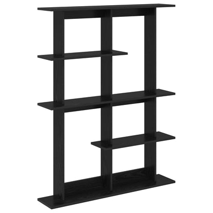 Scaffale da parete Rovere Nero 102 x 20 x 130 cm | homemem39