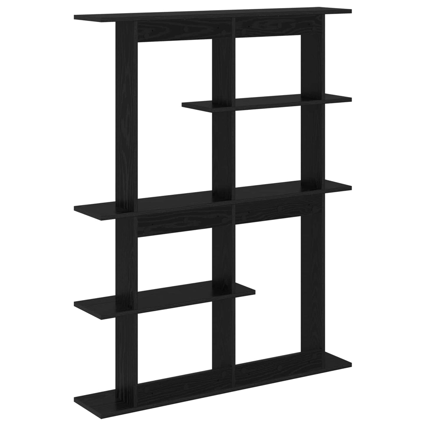 Scaffale da parete Rovere Nero 102 x 20 x 130 cm | homemem39