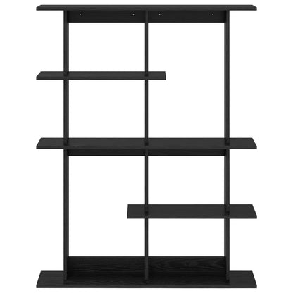 Scaffale da parete Rovere Nero 102 x 20 x 130 cm | homemem39