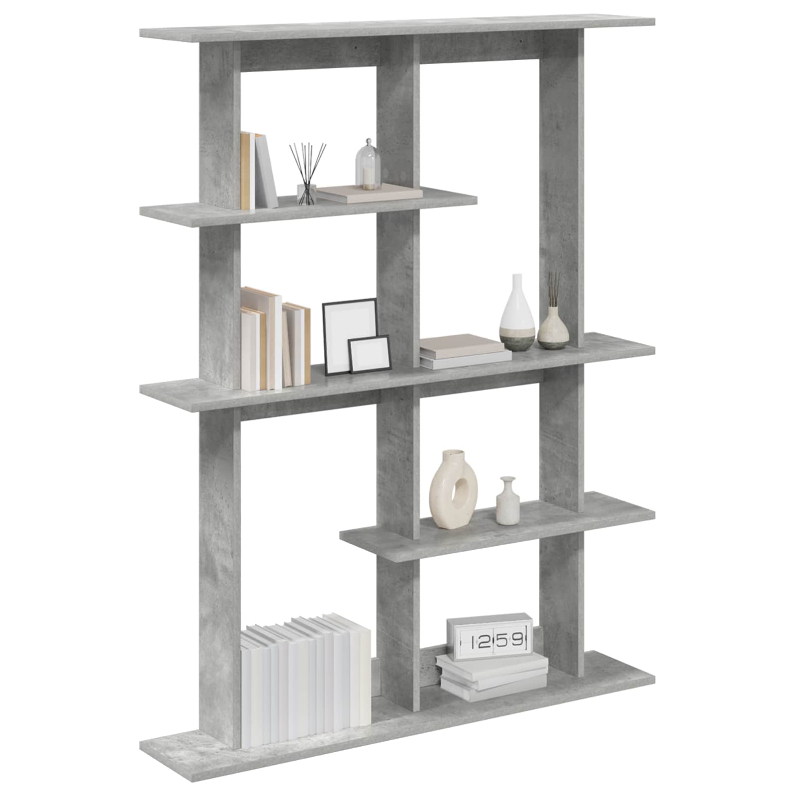Scaffale da parete Grigio Cemento 102 x 20 x 130 cm | homemem39