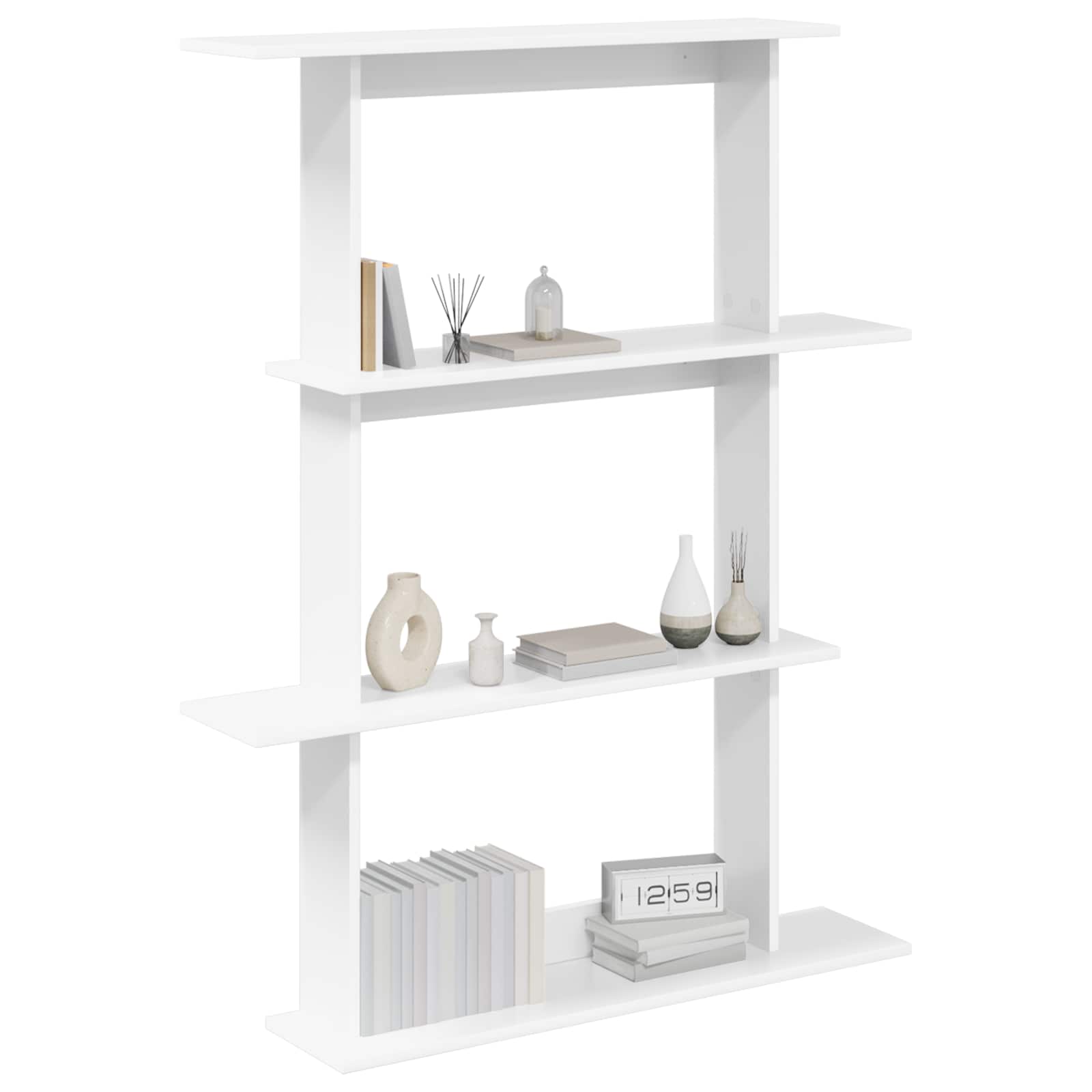 Scaffale da parete Bianco 100 x 20 x 126 cm | homemem39