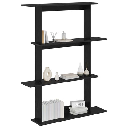 Scaffale da parete Rovere Nero 100 x 20 x 126 cm | homemem39