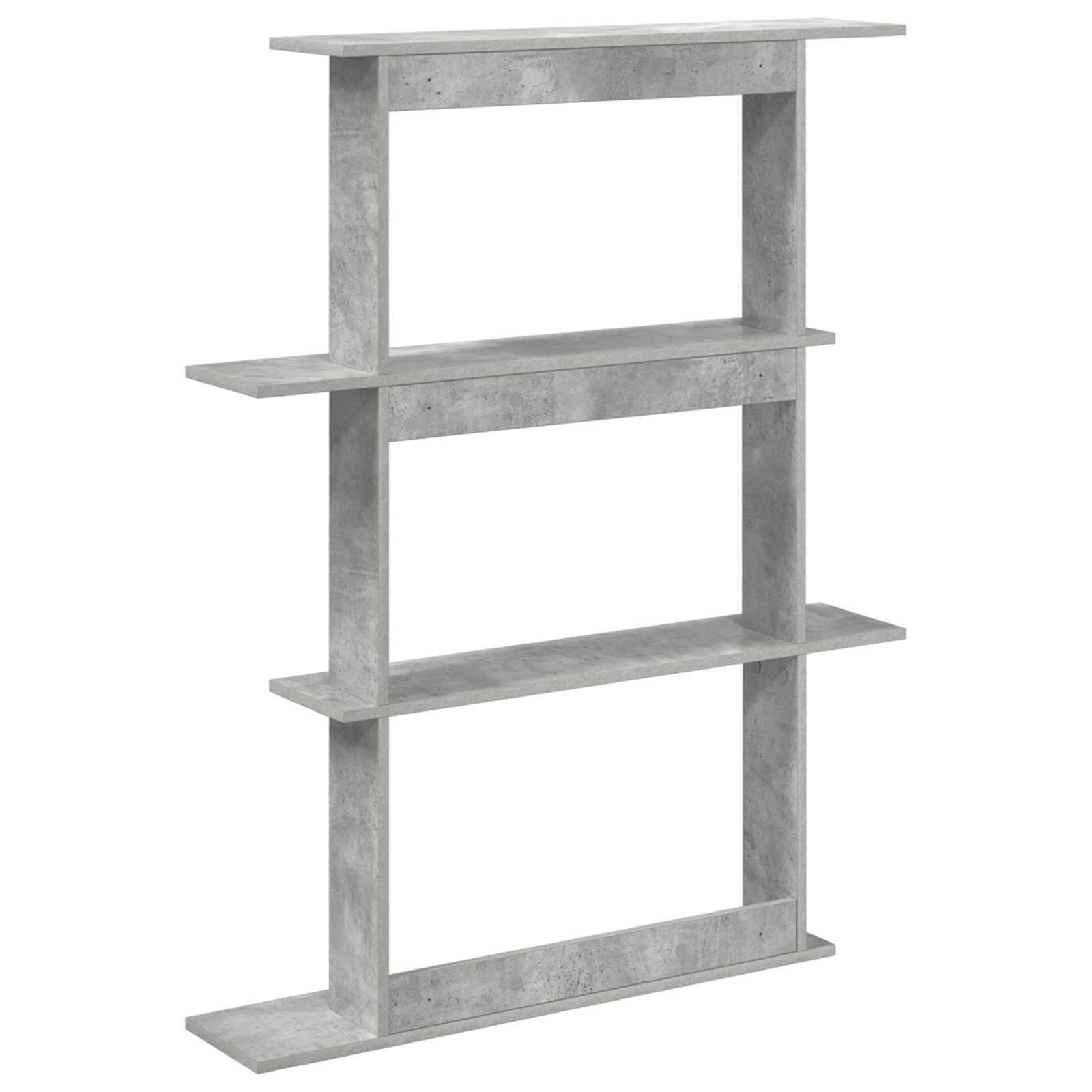 Scaffale da parete Grigio Cemento 100 x 20 x 126 cm | homemem39