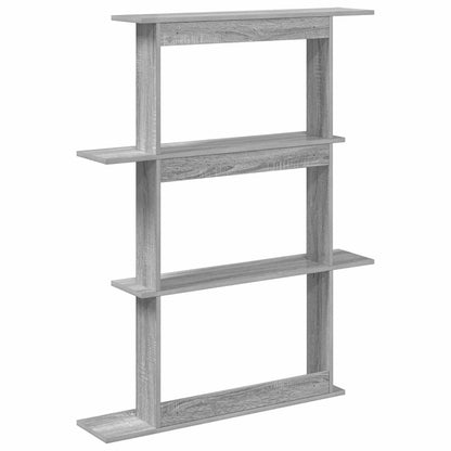 Scaffale da parete Sonoma grigio 100 x 20 x 126 cm | homemem39