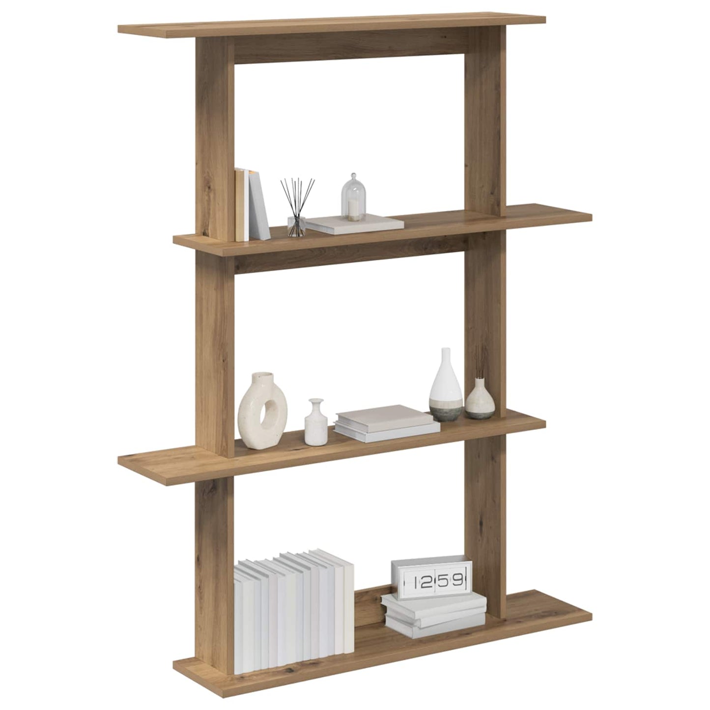 Scaffale da parete Rovere Artigianale 100 x 20 x 126 cm | homemem39