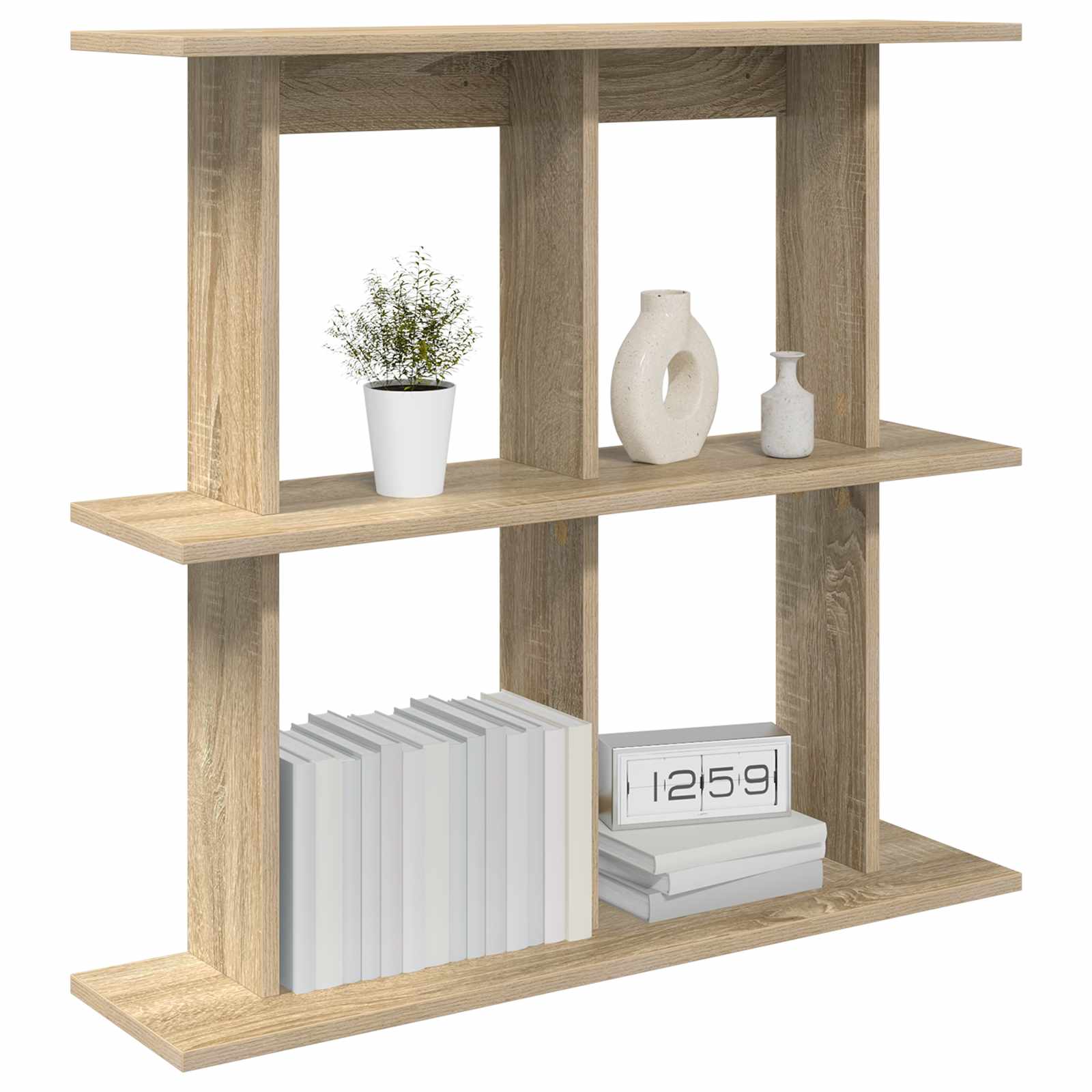 Scaffale da parete A parete Rovere Sonoma 80 x 20 x 75 cm | homemem39