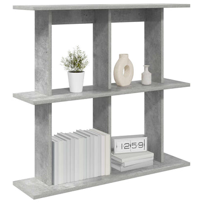 Scaffale da parete A parete Grigio Cemento 80 x 20 x 75 cm | homemem39