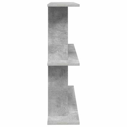 Scaffale da parete A parete Grigio Cemento 80 x 20 x 75 cm | homemem39