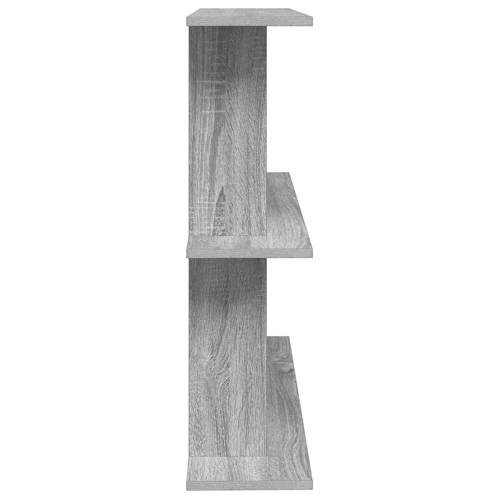 Scaffale da parete A parete Sonoma grigio 80 x 20 x 75 cm | homemem39