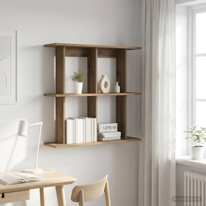 Scaffale da parete A parete Rovere Artigianale 80 x 20 x 75 cm | homemem39