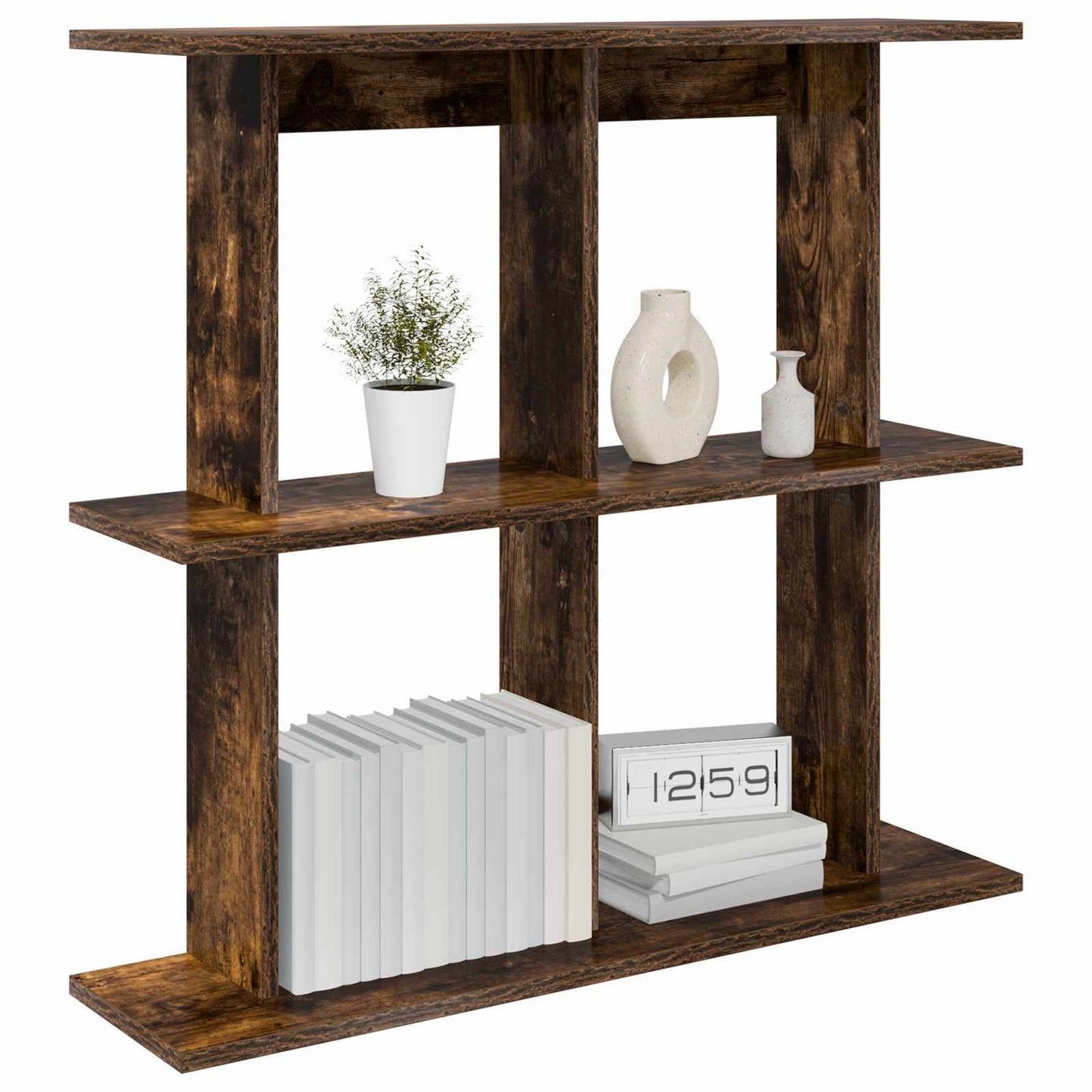 Scaffale da parete A parete Rovere Fumo 100 x 20 x 75 cm | homemem39