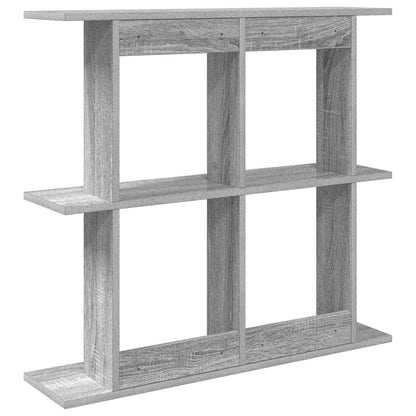 Scaffale da parete A parete Sonoma grigio 100 x 20 x 75 cm | homemem39