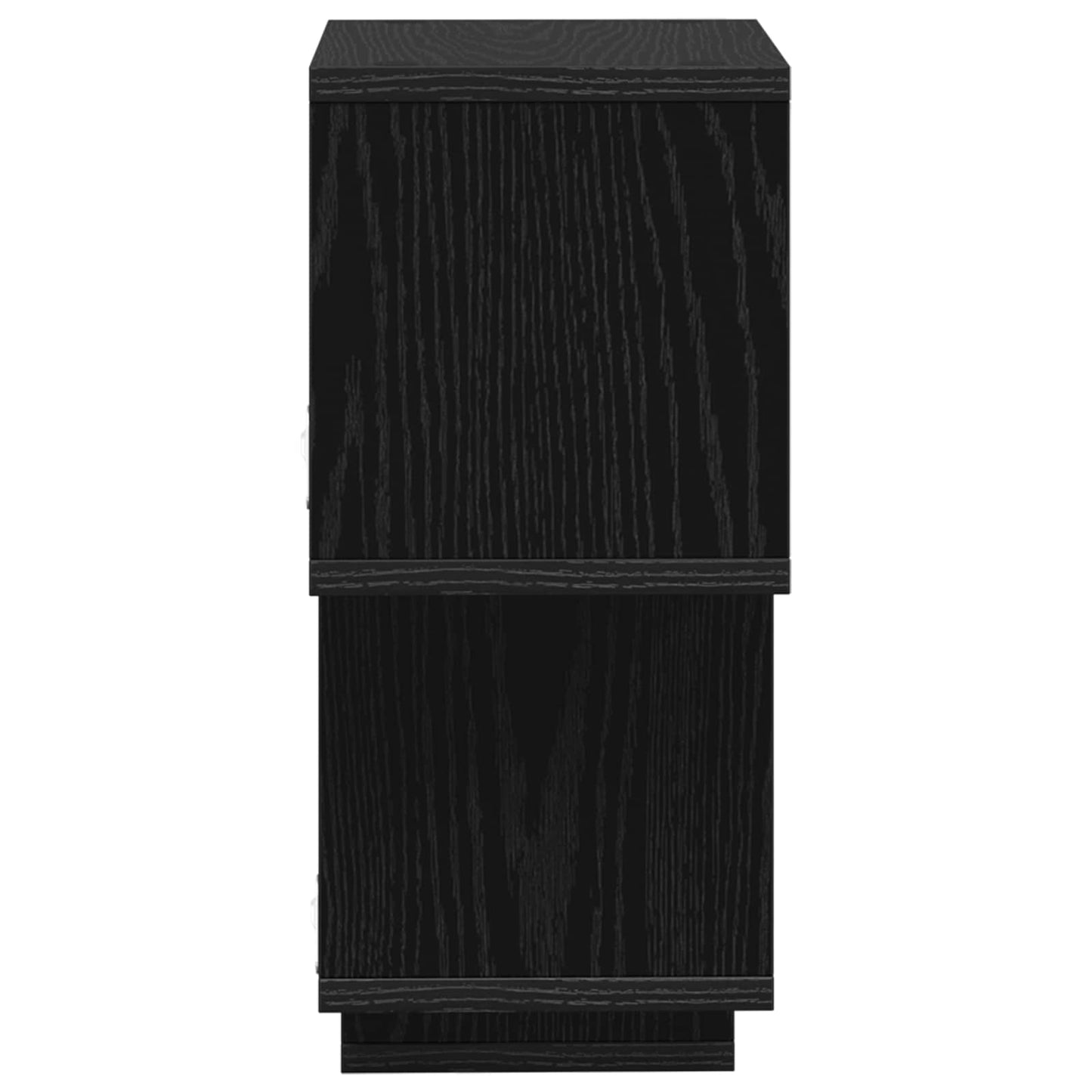 Mensola sospesa A parete Rovere Nero 87 x 20 x 55 cm | homemem39