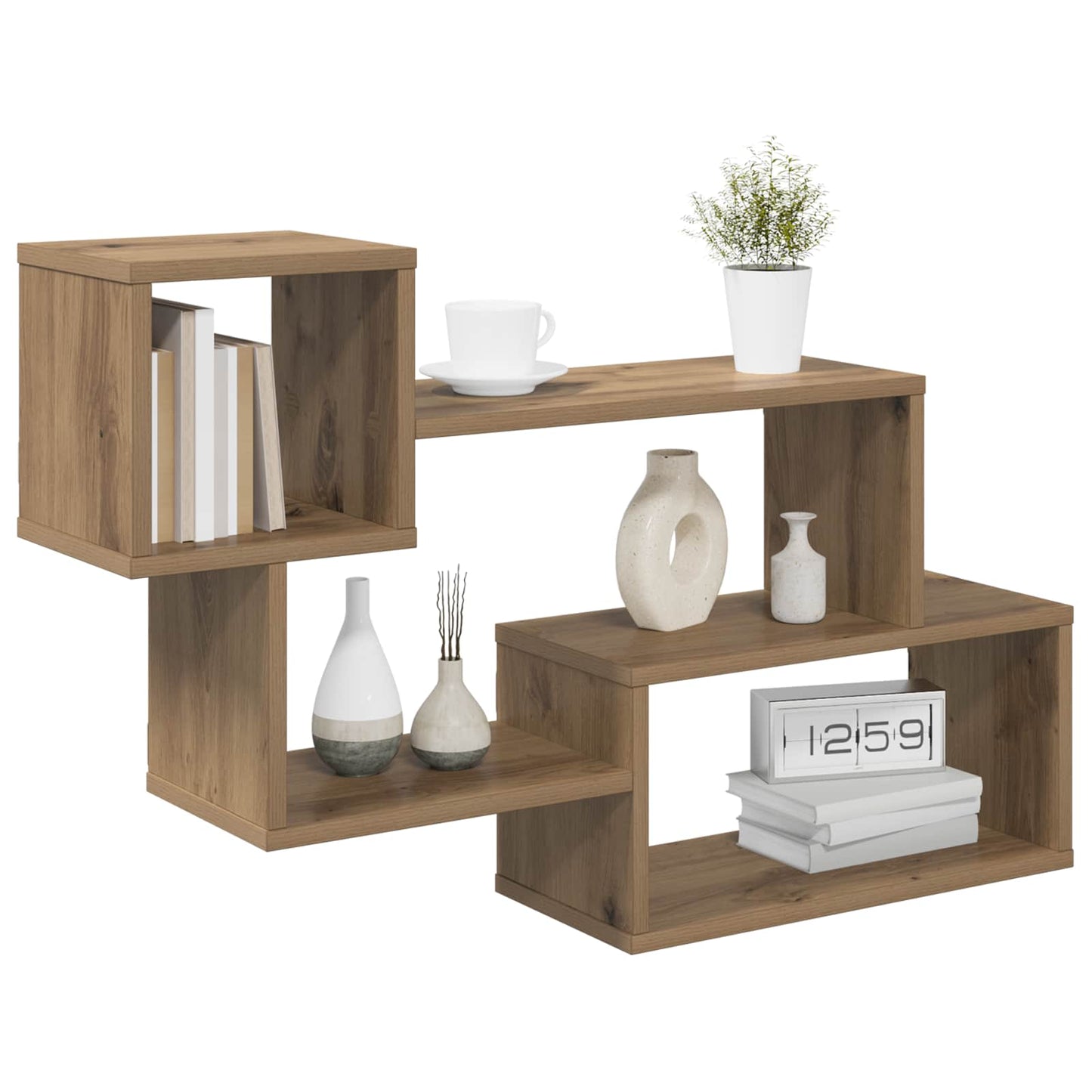 Mensola sospesa A parete Rovere Artigianale 87 x 20 x 55 cm | homemem39