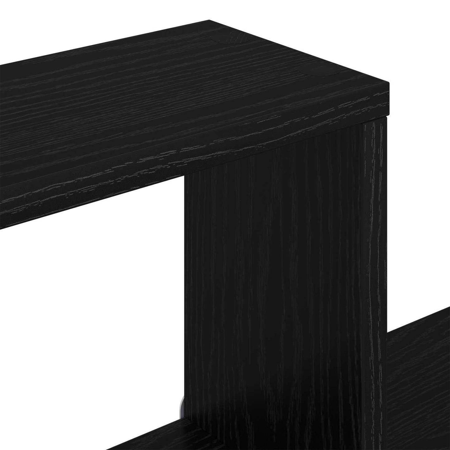 Scaffale da parete A parete Rovere Nero 55 x 15 x 35 cm | homemem39