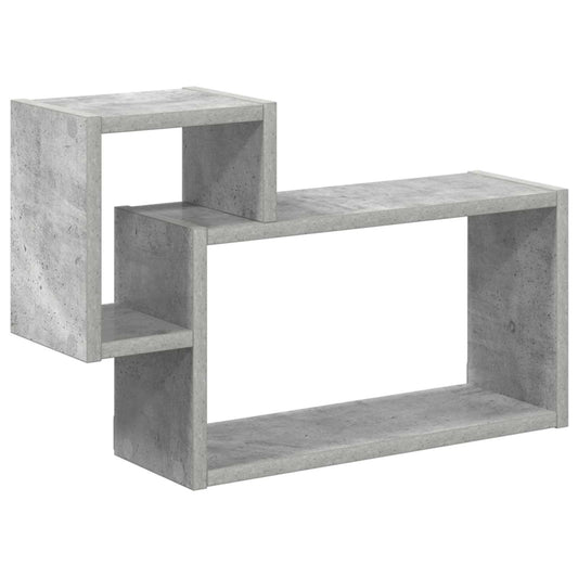 Scaffale da parete A parete Grigio Cemento 55 x 15 x 35 cm | homemem39