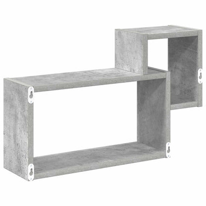 Scaffale da parete A parete Grigio Cemento 55 x 15 x 35 cm | homemem39