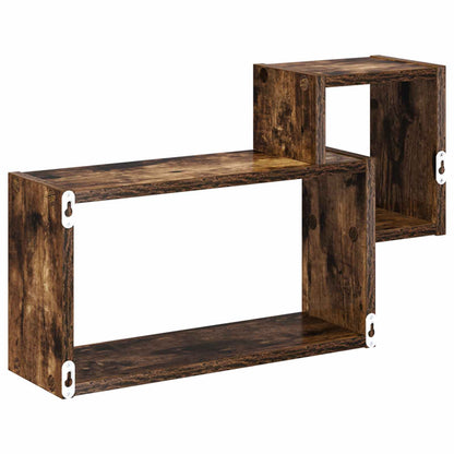 Scaffale da parete A parete Rovere Fumo 55 x 15 x 35 cm | homemem39