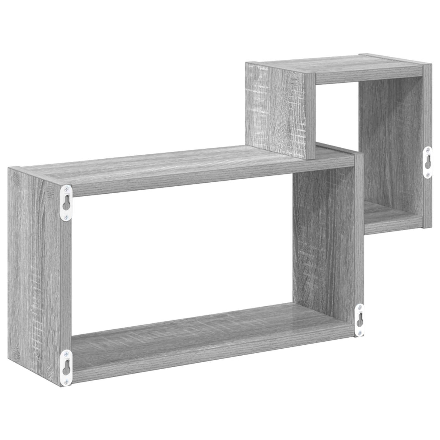 Scaffale da parete A parete Sonoma grigio 55 x 15 x 35 cm | homemem39