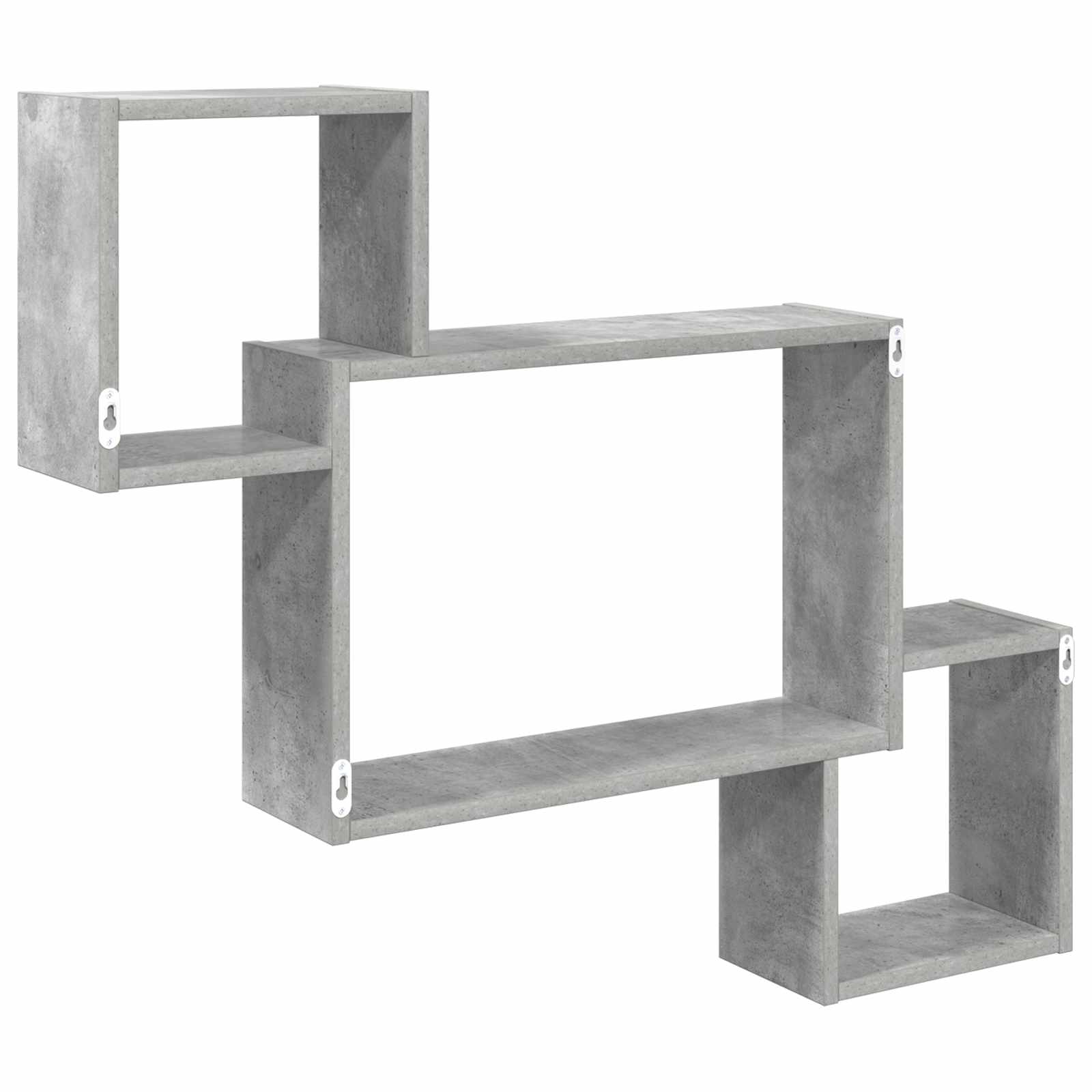 Scaffale da parete A parete Grigio Cemento 91,5 x 15 x 76 cm | homemem39