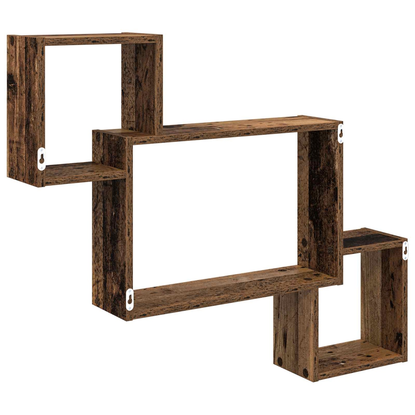 Scaffale da parete A parete Legno antico 91,5 x 15 x 76 cm | homemem39