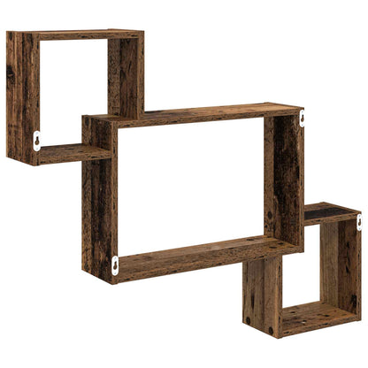 Scaffale da parete A parete Legno antico 91,5 x 15 x 76 cm | homemem39