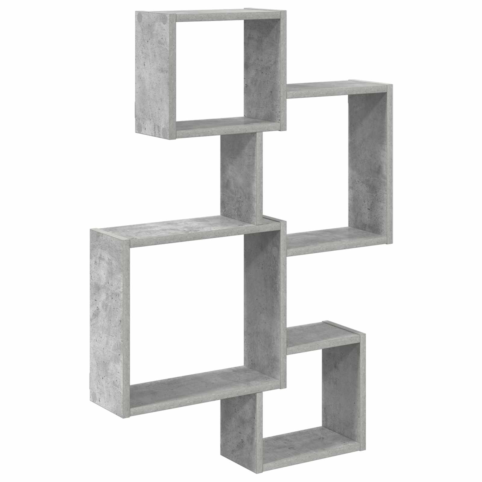 Mensole Cubo da Parete A parete Grigio Cemento | homemem39