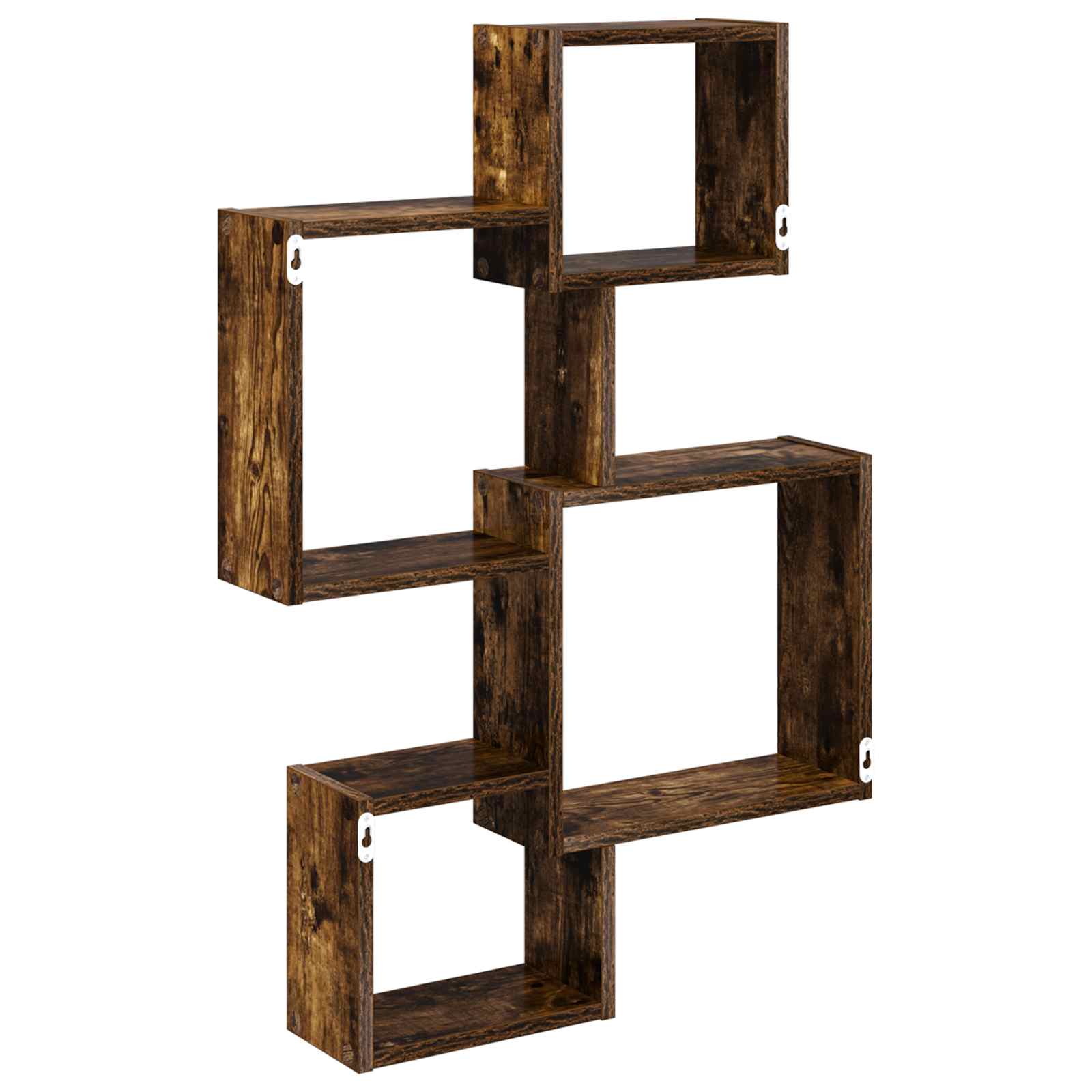 Mensole Cubo da Parete A parete Rovere Fumo 64 x 13,5 x 91,5 cm | homemem39