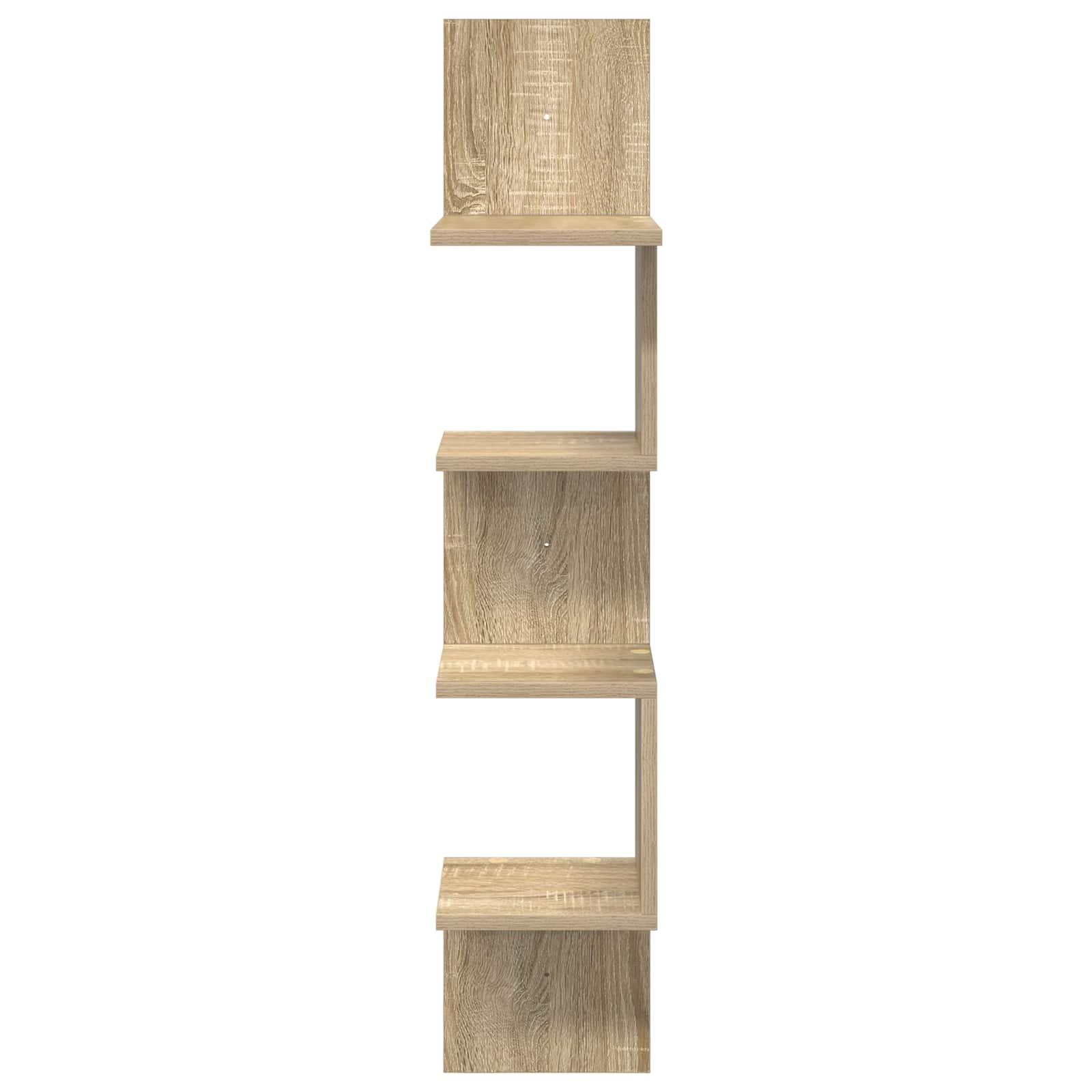 Scaffale da parete A parete Rovere Sonoma 32 x 21 x 107 cm | homemem39