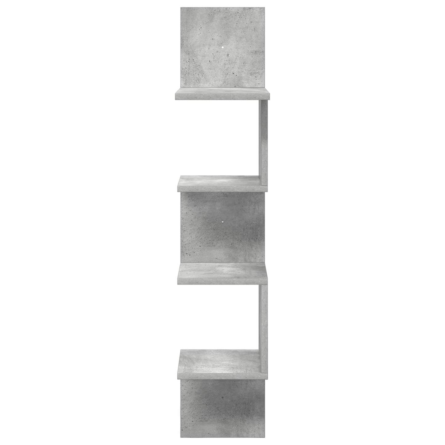 Scaffale da parete A parete Grigio Cemento 32 x 21 x 107 cm | homemem39