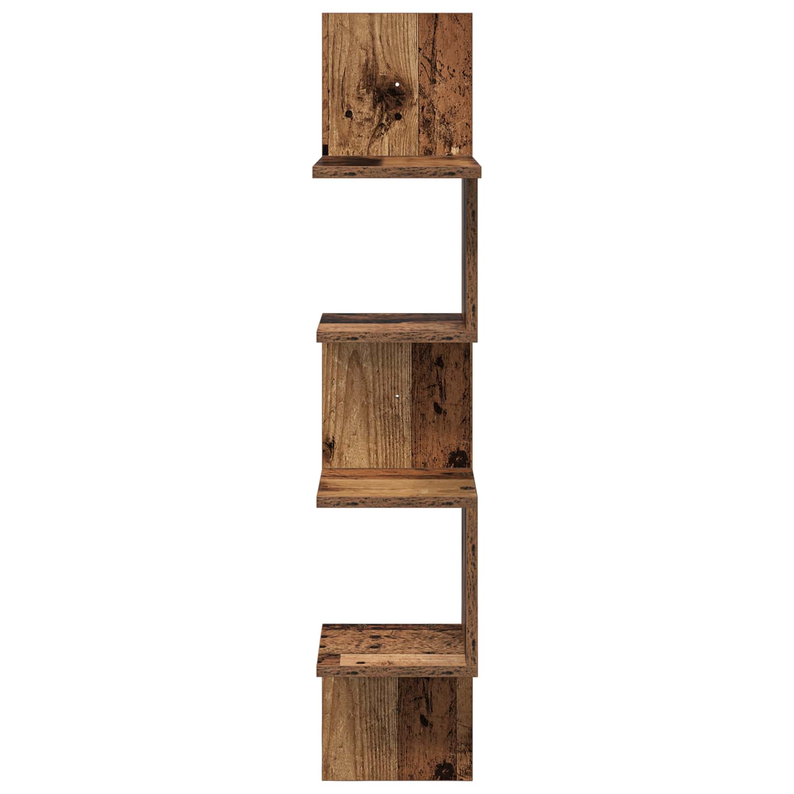 Scaffale da parete A parete Legno antico 32 x 21 x 107 cm | homemem39