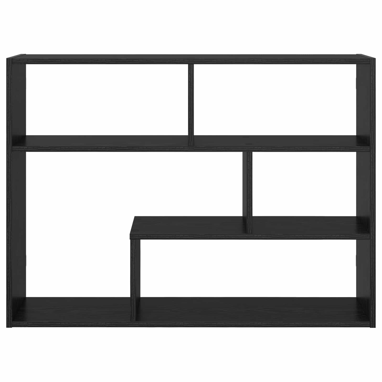 Scaffale da parete A parete Rovere Nero 95 x 20 x 69,5 cm | homemem39