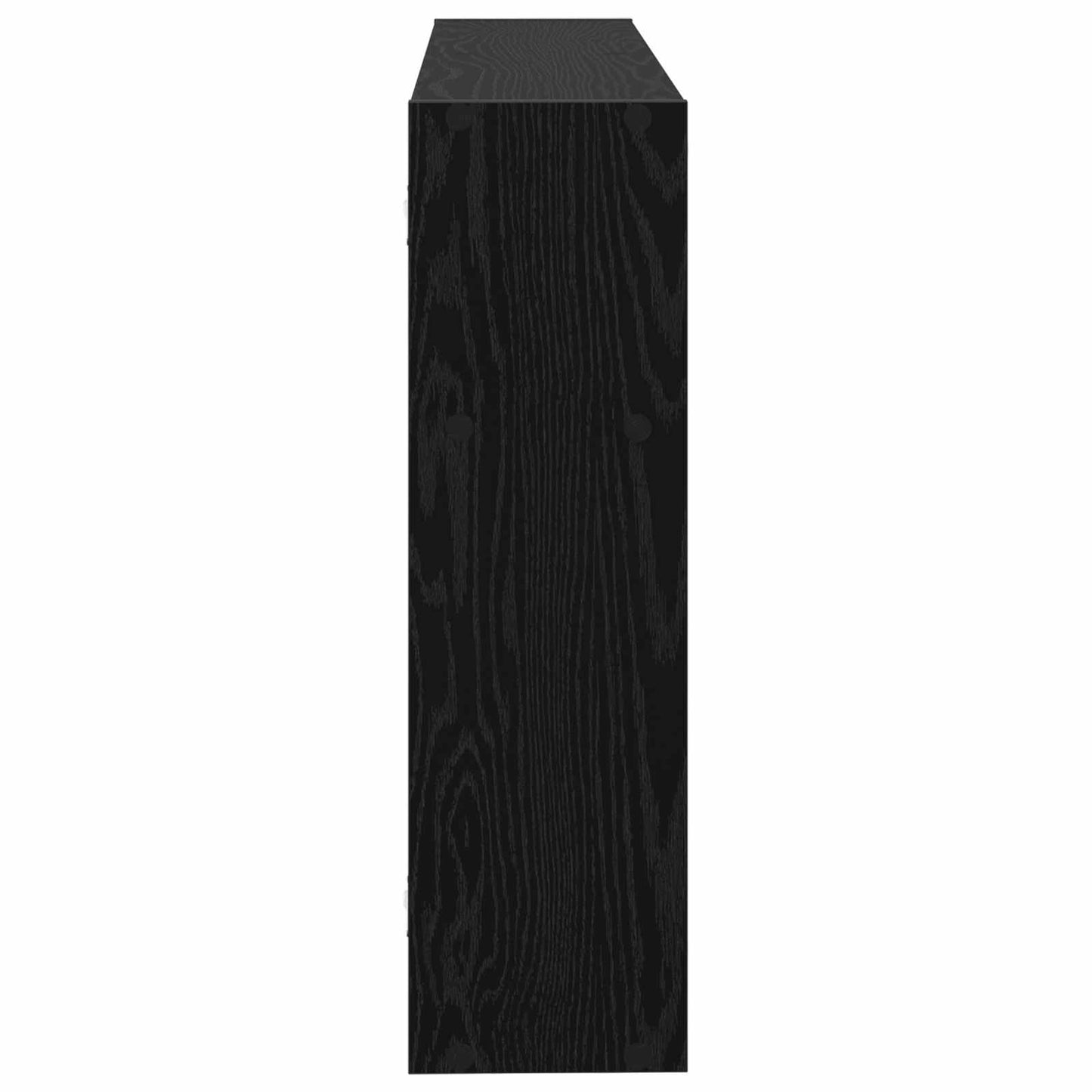 Scaffale da parete A parete Rovere Nero 95 x 20 x 69,5 cm